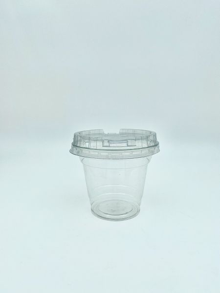 Кришка пластикова на РЕТ Light плоска з ложечкою 100 шт