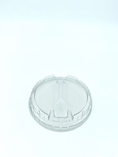 Кришка пластикова на РЕТ Light плоска з ложечкою 100 шт