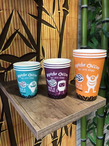Стакан паперовий 110 мл MONSTER COFFEE