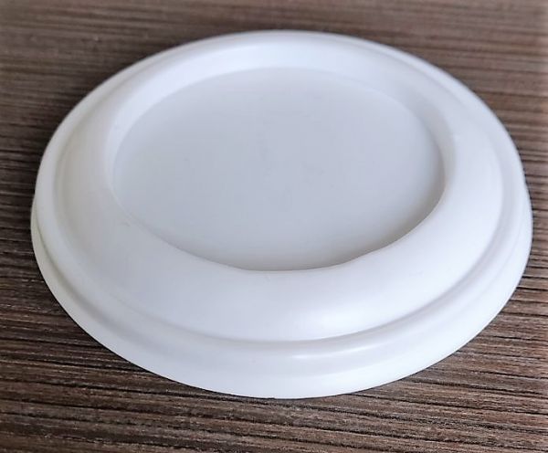 Кришка А-90 біла без отвору