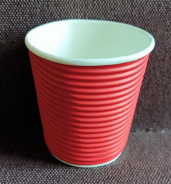 Гофростакан Ripple Spiral 185 мл Red