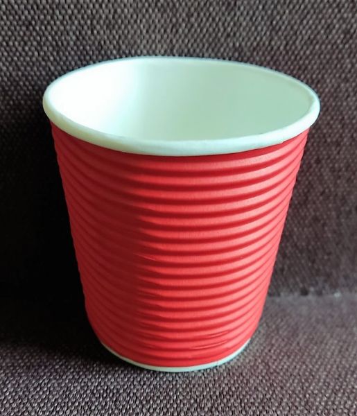 Гофростакан Ripple Spiral 110 мл Red