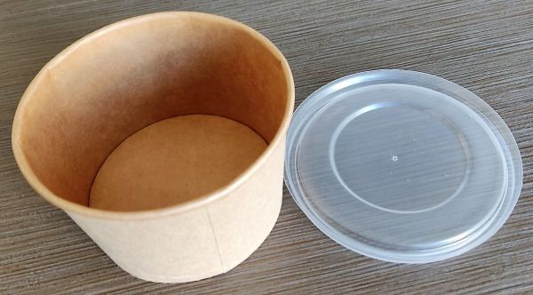 Супник EcoCraft 480 мл d 110 мм з пластиковою кришкою