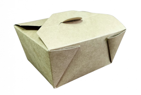 Контейнер паперовий 900 мл КРАФТ 130*105*65 мм