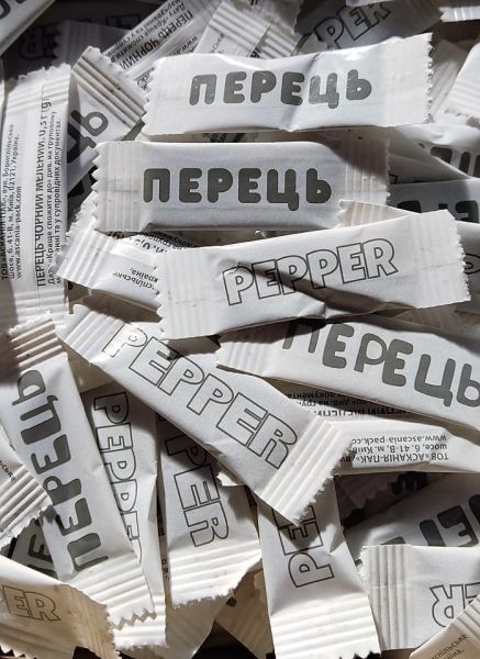 Перець в стіках Стандарт 300 г 0,3 г*1000 шт