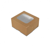 Коробка картонная  для сладостей Мини 100*90*50 мм КРАФТ
