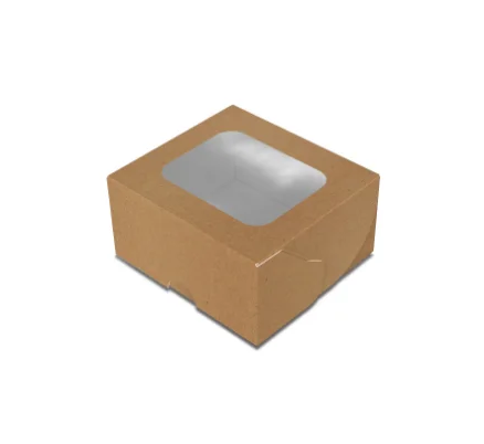 Коробка картонна для солодощів Міні 100*90*50 мм КРАФТ