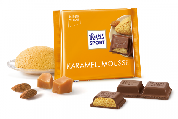 Шоколад RITTER SPORT Karamell-Mousse Карамель-Мусс 100 г