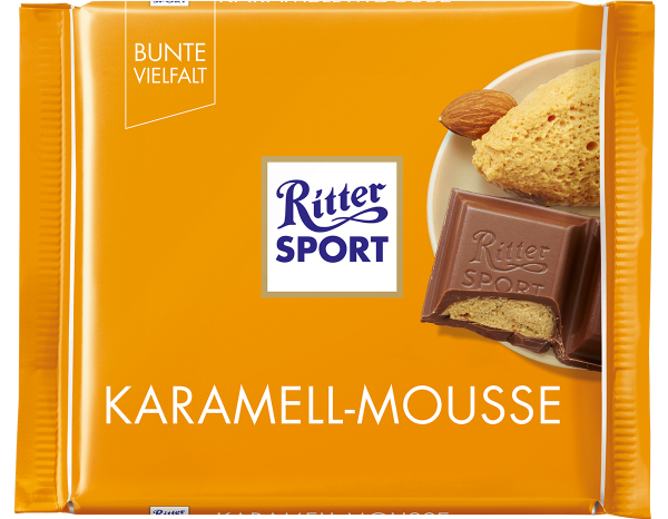 Шоколад RITTER SPORT Karamell-Mousse Карамель-Мусс 100 г