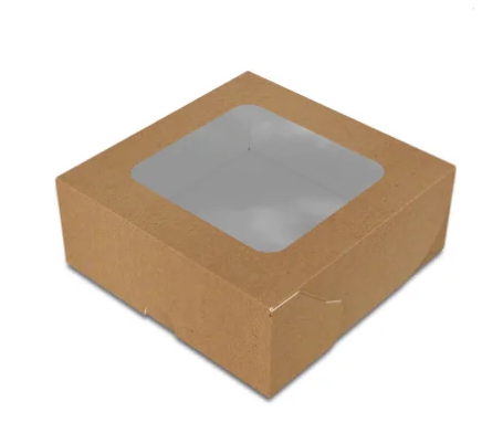 Картонна коробка для солодощів Міді крафт