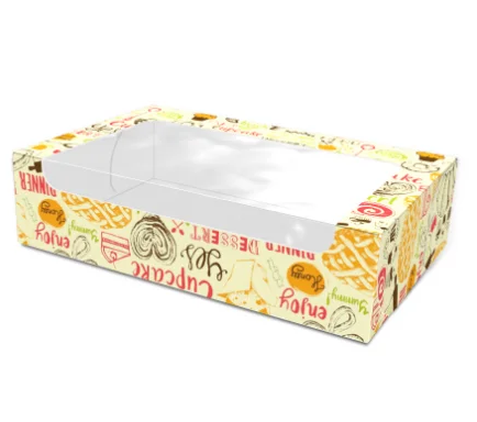 Картонна коробка для солодощів Максі світла