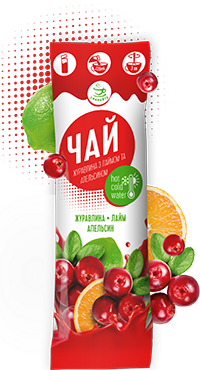 Концентрат чаю Смакуйте журавлина з лаймом та апельсином 50 г