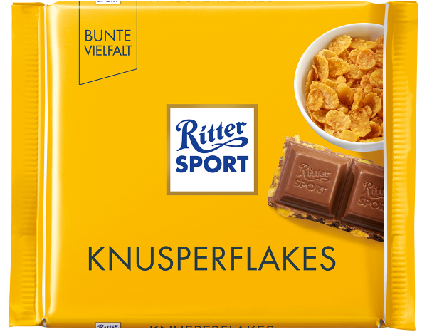 Шоколад RITTER SPORT Knusperflakes Кукурудзяні пластівці 100 г