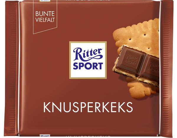 Шоколад RITTER SPORT Knusperkeks Хрустке печиво 100 г