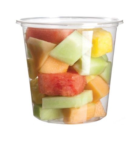 Контейнер круглий з PLA 710 мл