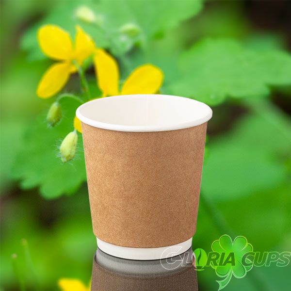 Стакан паперовий двошаровий PREMIUM 185 мл 7oz