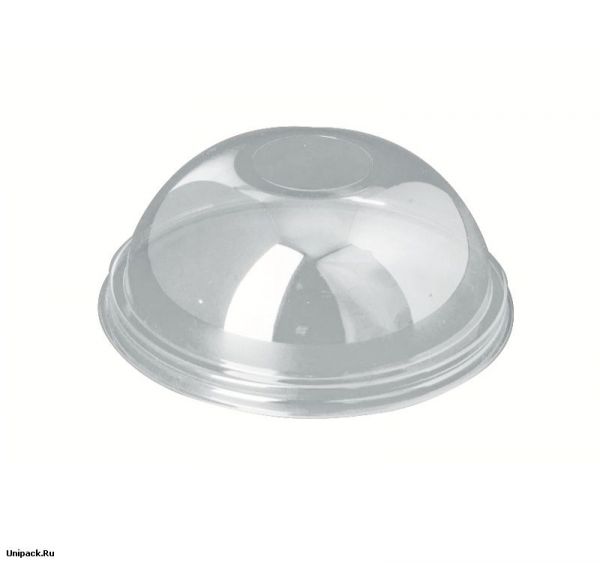 Кришка пластикова на РЕТ Light купол без отвору 100 шт