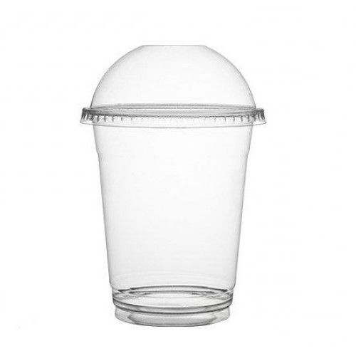 Кришка пластикова на РЕТ Light купол з отвором 100 шт