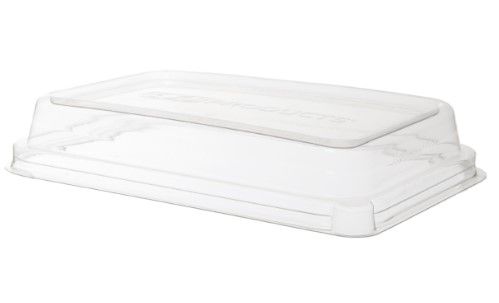 Кришка для лотків 210х140х25 мм з багасса 710-940 мл