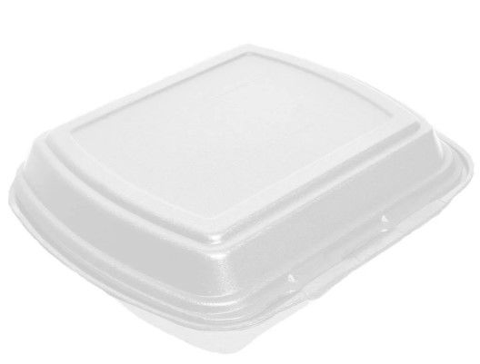 Ланч-бокс НР-2 240*210*70 мм 2-х секційний БІЛИЙ