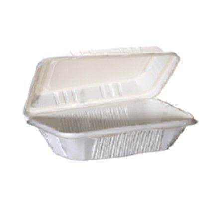 Ланч-бокс БІО 220*150*50 мм з кукурудзяного крохмалю 100 шт