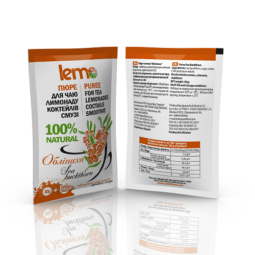Чай концентрат LEMO обліпиха сашет 40 г