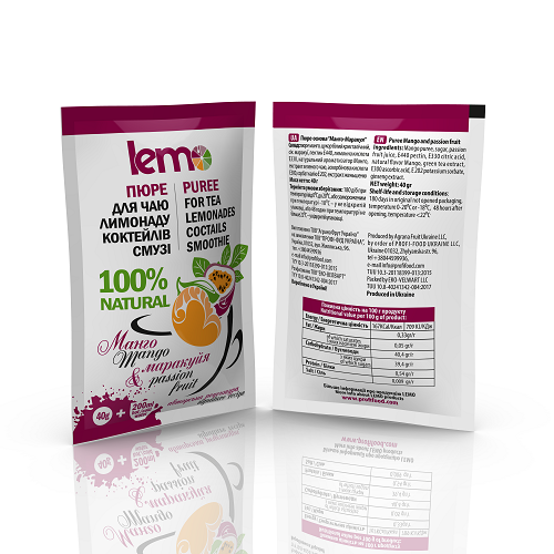 Чай концентрат LEMO манго-маракуйя сашет 40 г