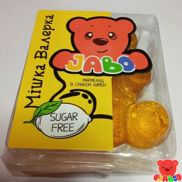 Мармелад Ведмедик зі смаком лимона 100 г без цукру