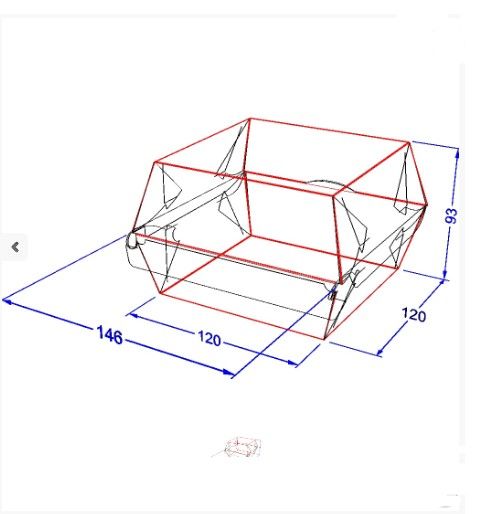 Упаковка картонна для бургерів МАКСІ БІЛА 100 шт