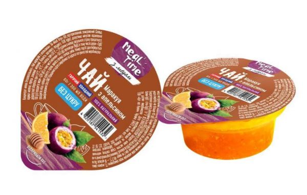 Концентрат чаю Meal Time маракуйя з апельсином та медом БЕЗ ЦУКРУ 60 г