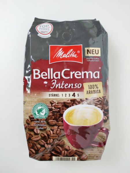Кава в зернах MELITTA Bella Crema Intenso 100% Arabica 1 кг
