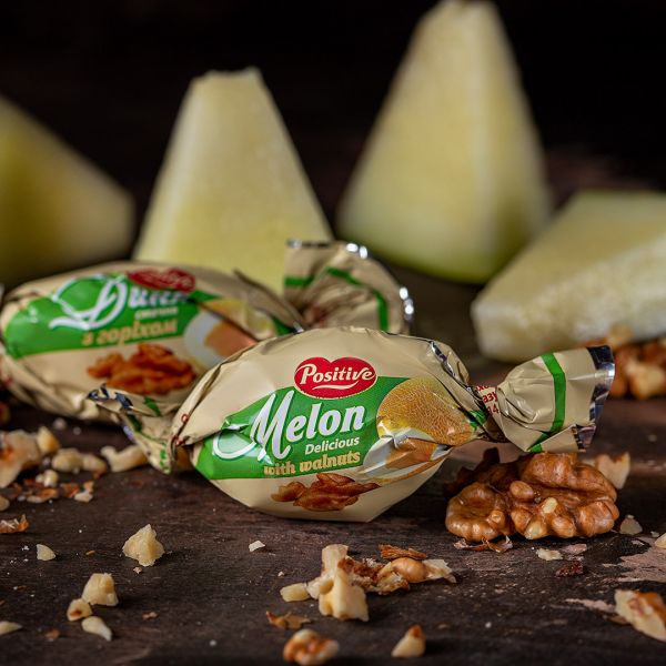 Цукерки Positive Диня з горіхом 1 кг
