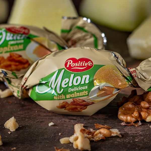 Цукерки Positive Диня з горіхом 1 кг