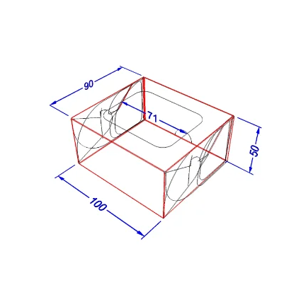 Картонна коробка для солодощів Міні біла