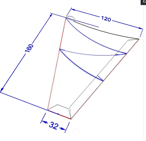 Картонна упаковка для млинців Міні темна