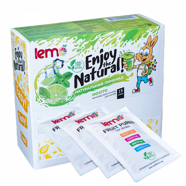 Концентрат для лимонаду та чаю LEMO Мохіто 45 г