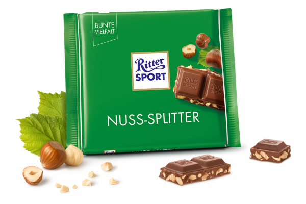 Шоколад RITTER SPORT Nuss-Splitter Лісовий горіх 100 г