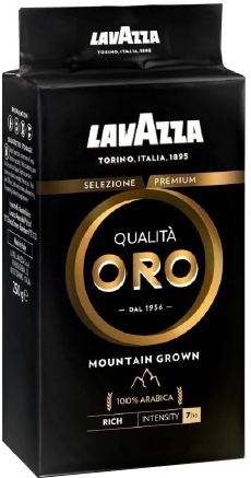 Кава мелена LAVAZZA ORO Mountain Grown 100% Arabica Original 250 г