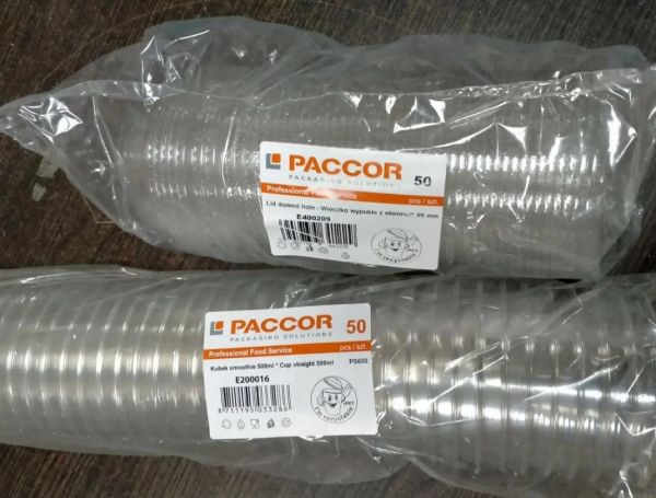 Стакан пластиковий РЕТ PACCOR 500 мл 50 шт