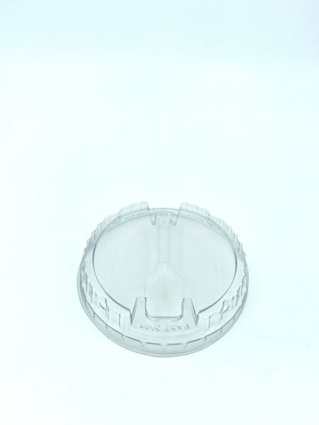 Кришка пластикова на РЕТ Light плоска з ложечкою 100 шт