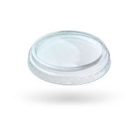 Кришка пластикова на РЕТ Люкс плоска без отвору 100 шт