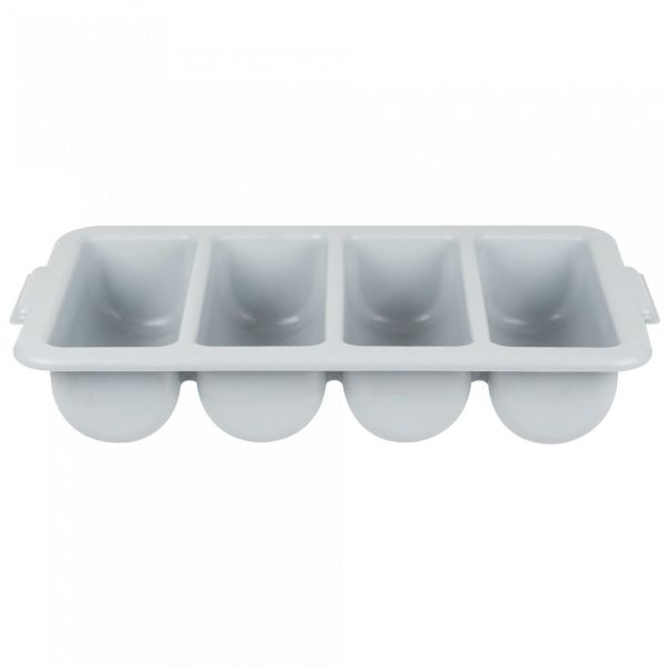 Лоток для столових приладів сірий