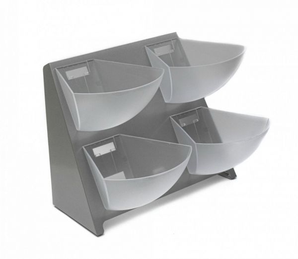 Двоярусна стійка для інгредієнтів на 4 секції