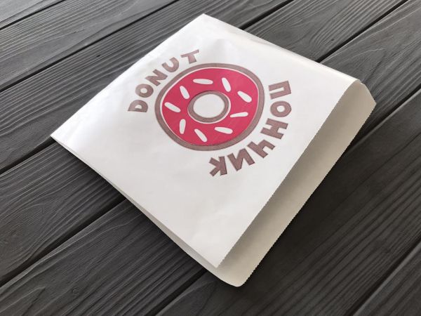 Упаковка для пончиків жиростійка 210*200*0 мм 65г/м2