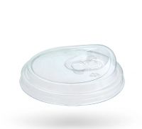 Кришка пластикова на РЕТ Light плоска з клапаном 100 шт