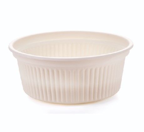 Салатниця БІО 400 мл d-125 мм h-42 мм з кукурудзяного крохмалю 200 шт