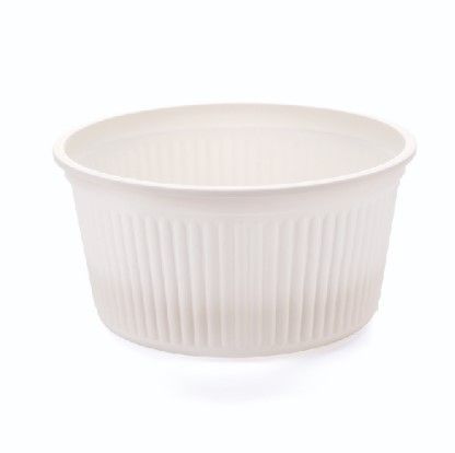 Салатниця БІО 550 мл d-125 мм h-60 мм з кукурудзяного крохмалю 200 шт