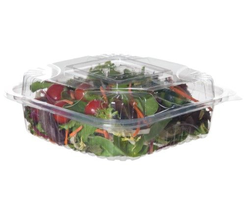 Салатниця квадратна 150х150х75 мм з PLA з кришкою