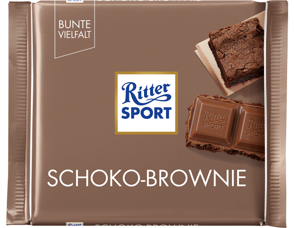 Шоколад RITTER SPORT Schoko-Brownie Шоколадний Брауні 100 г