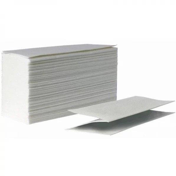 Рушники паперові ZZ 22х21 см 2 шар целюлозні білі 200 шт